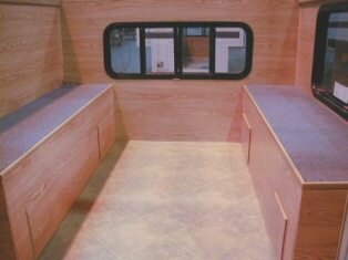 shell camper interior
